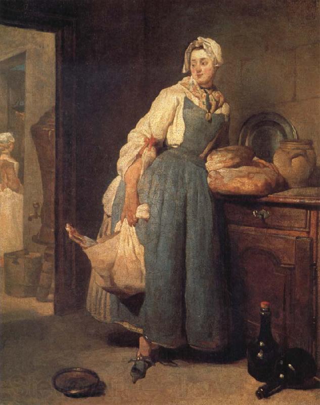 Jean Honore Fragonard Die Botenfrau Norge oil painting art